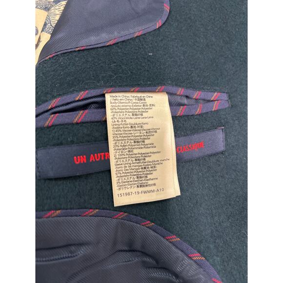 Scotch & Soda Classic Men’s wool blend Single Breasted Overcoat. Size L - Picture 8 of 9